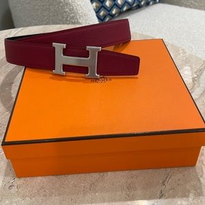 Hermes Mens H Reversible Belt